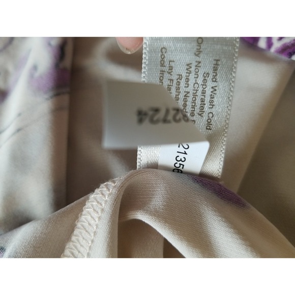 BOSTON PROPER Women's Paisley Cold Shoulder Boho Top‎ Multi Size S NWT - Picture 7 of 7